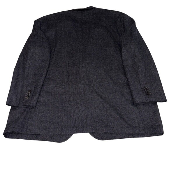 Proper Cloth Summer Sport Coat Men's 56 Tropical Wool Drago Slate Herringbone - Picture 12 of 12